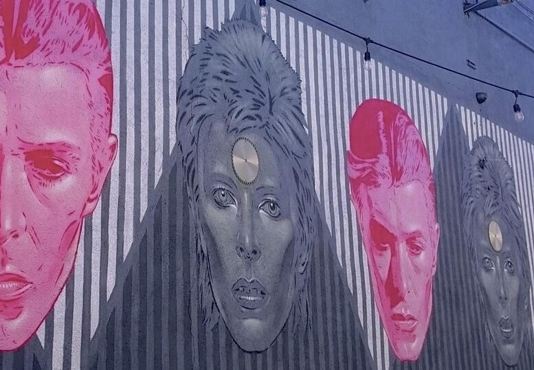 David Bowie 7 Times - Detail View, Los Angeles, 2016.